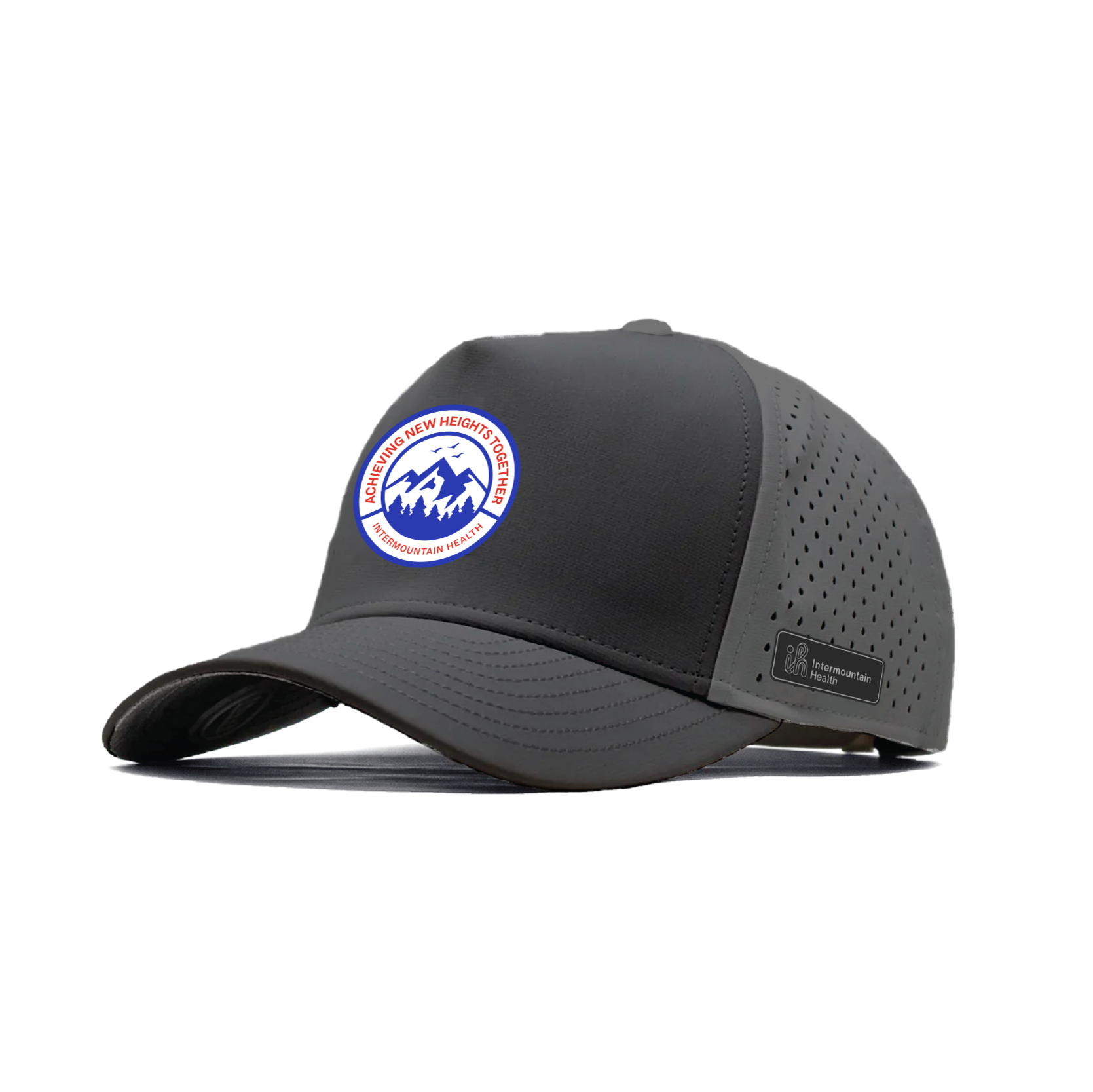 Peaks Landscape Gray Perforated Hat 